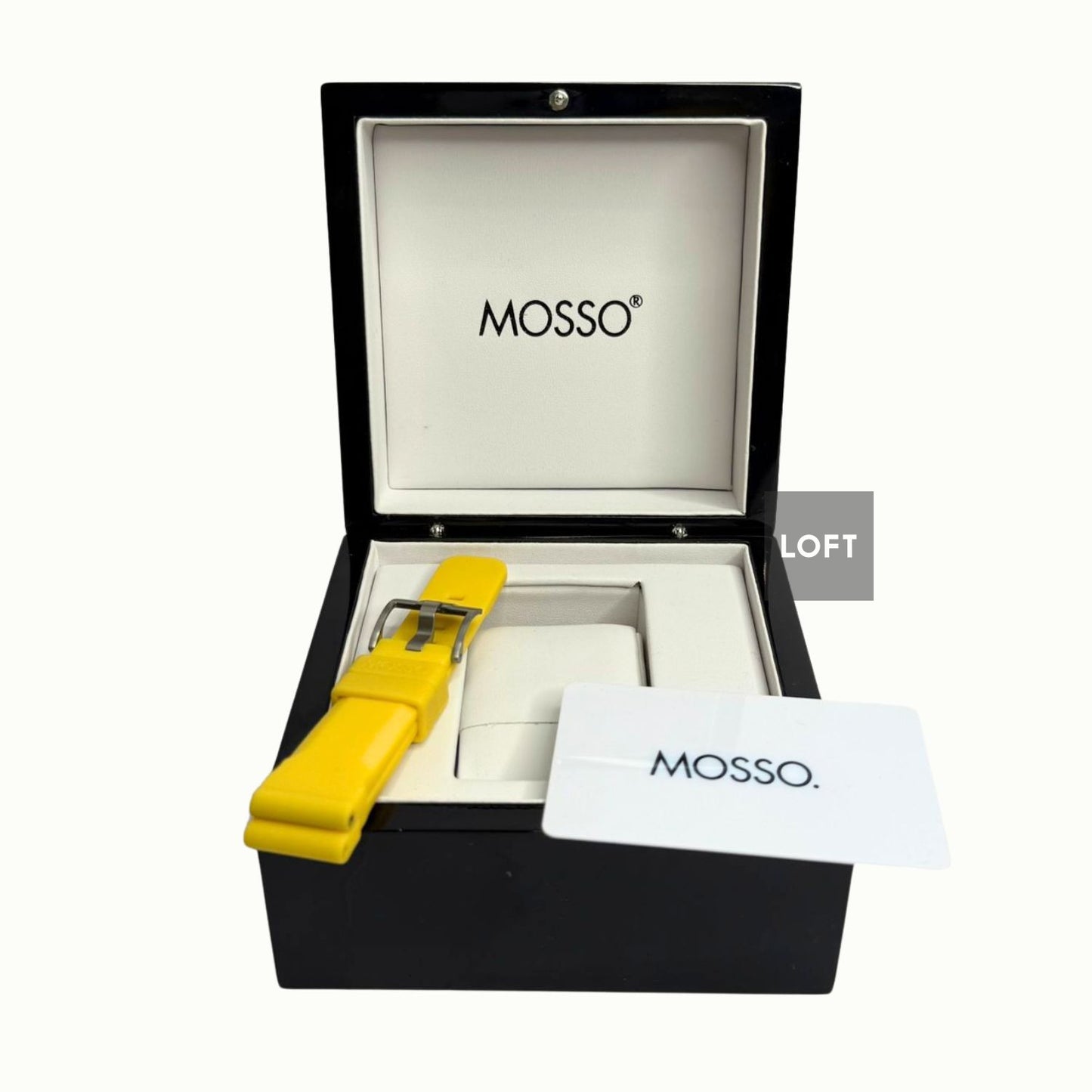 Mosso Italia Bull Head Quartz Chronograph Yellow 42mm