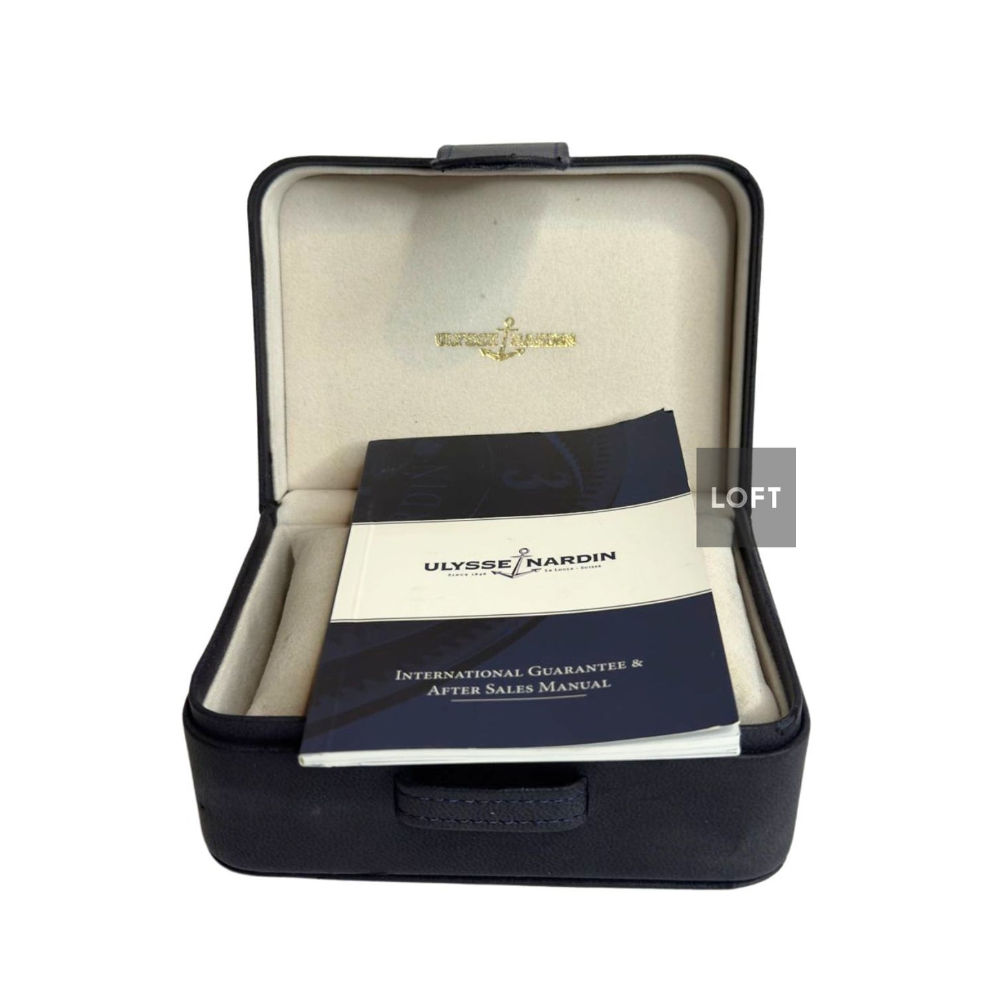 Ulysse Nardin Executive Dual Time Automatic Black Dial 43mm