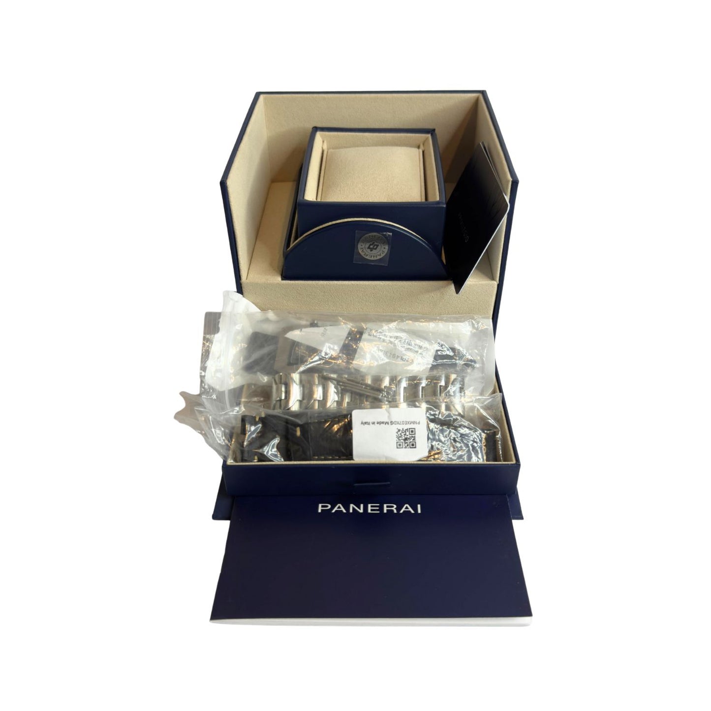 Panerai Luminor Logo Manual Wind Black Dial 44mm