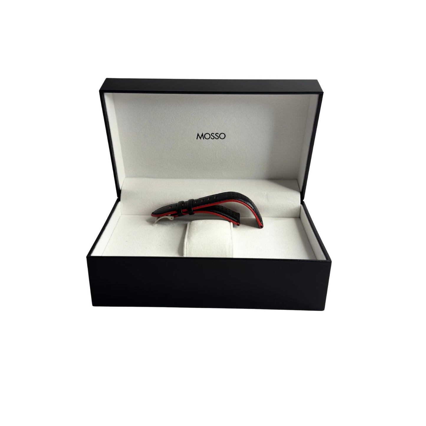 Mosso Italia Bull Head Chronograph Red Dial 42mm