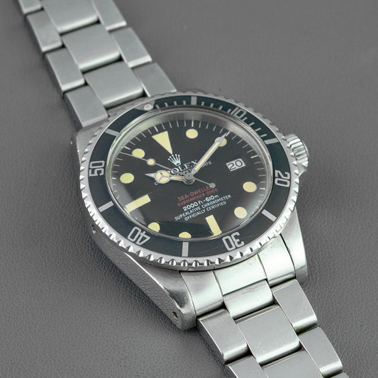 Rolex Sea-Dweller "Double Red" Vintage Automatic Black Dial 40mm