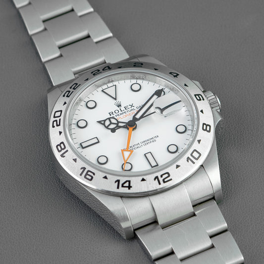 Rolex Explorer II "Polar" GMT Automatic White Dial 42mm