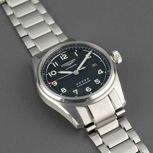 Longines Spirit L3.810 Automatic Chronometer Black Dial 40mm