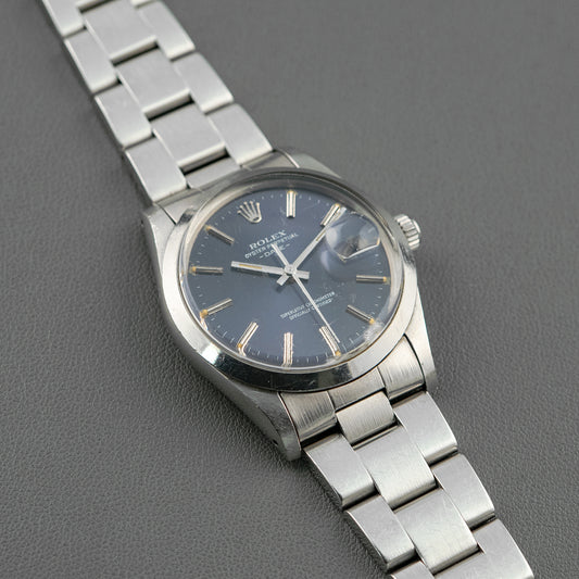 Rolex Oyster Perpetual Date 1500 Blue Dial 34mm