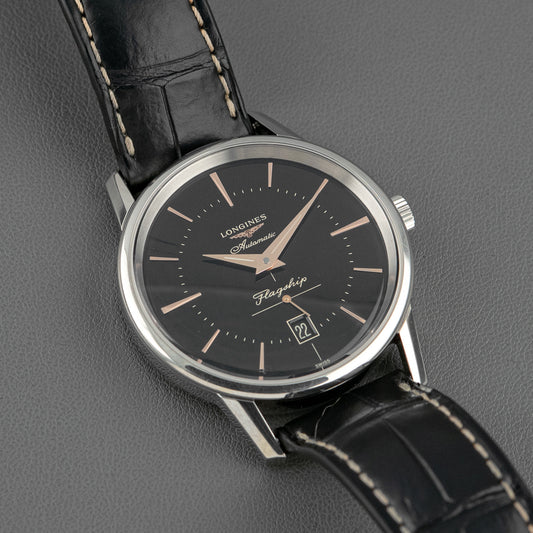 Longines Flagship Heritage Automatic Black Dial 38.5mm