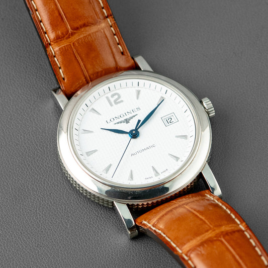 Longines Clous de Paris Automatic Silver Dial 40mm