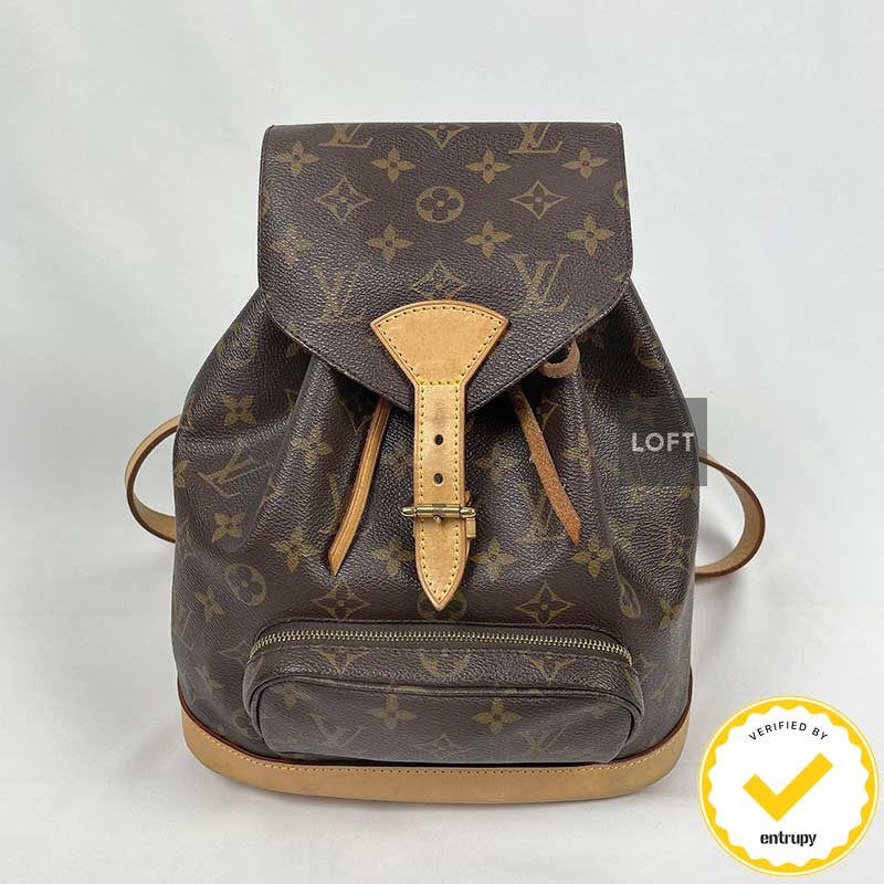 louis vuitton backpack montsouris mm Louis Vuitton Montsouris Monogram Backpack M – LOFT