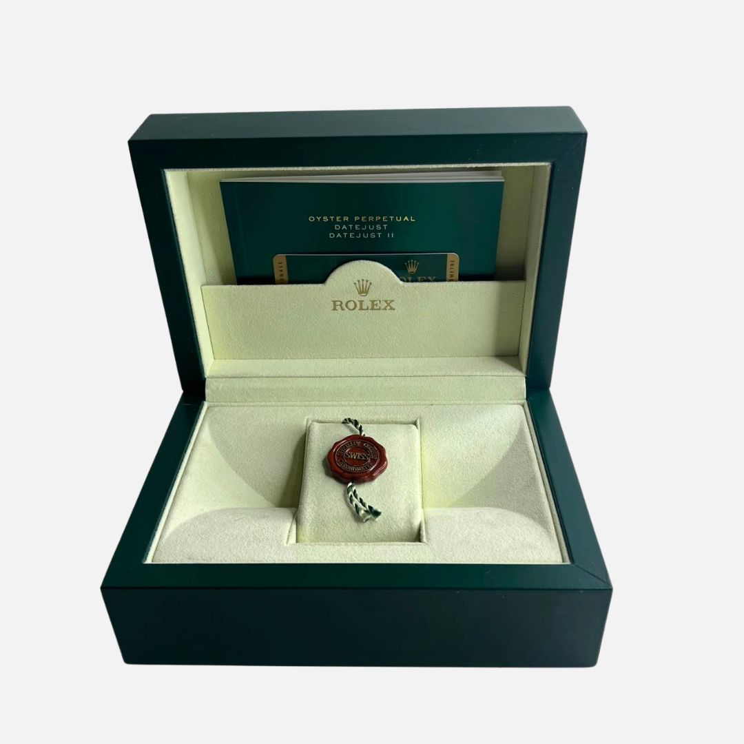 Rolex Datejust II 116300 Smooth Bezel Silver Dial 41mm