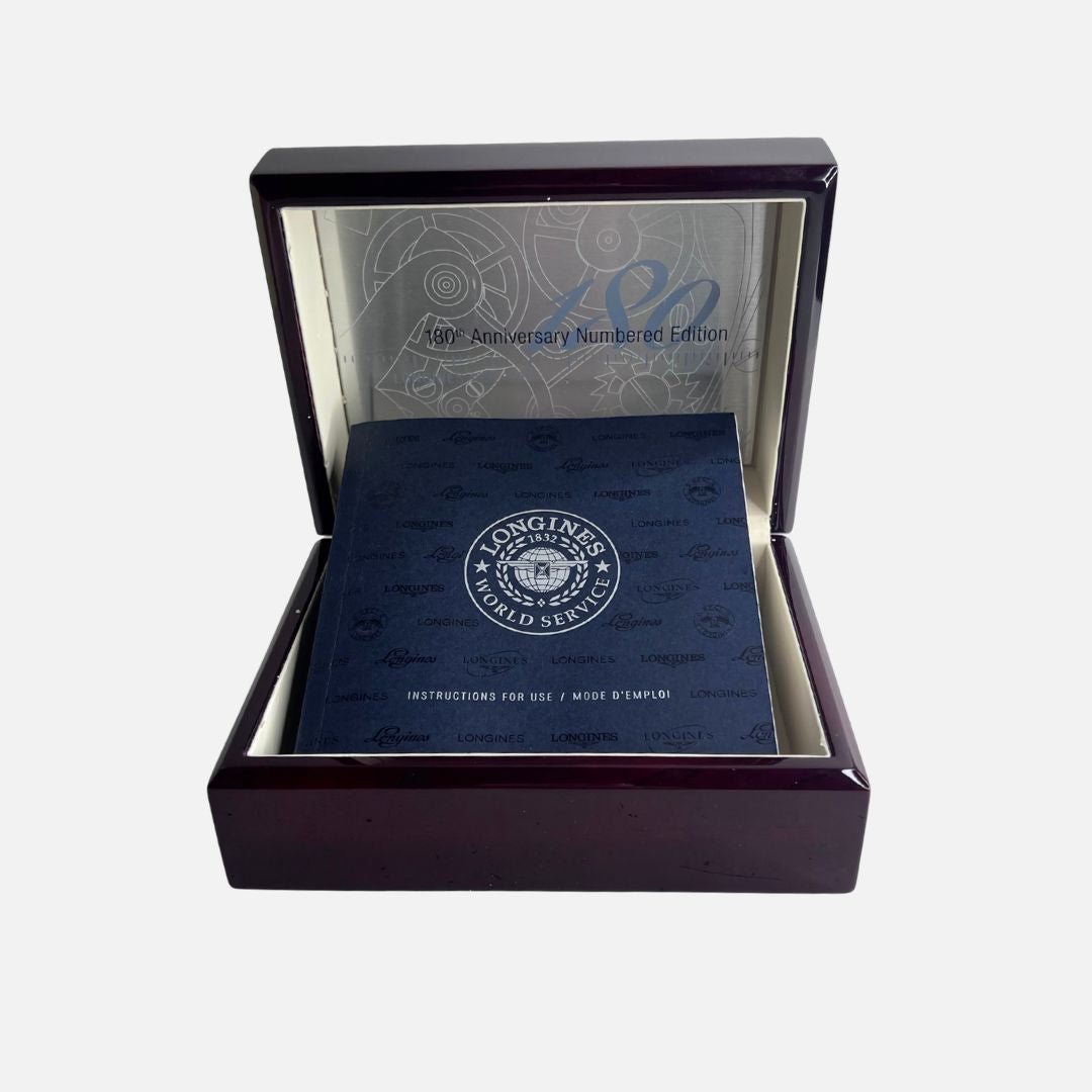 Longines Heritage Lépine 180th Anniversary White Dial 56mm