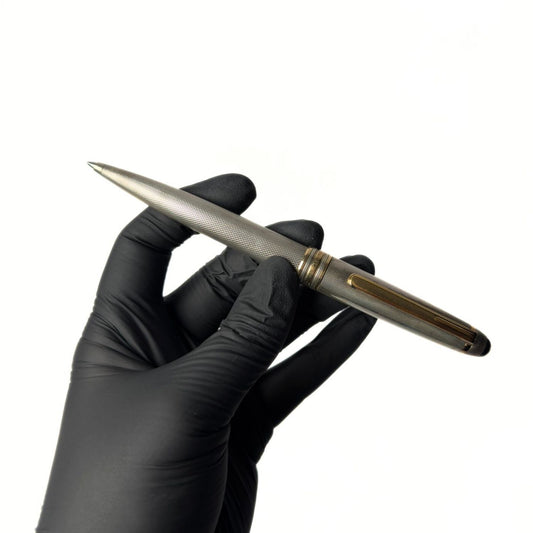 Montblanc Meisterstuck Solitaire Martelé Sterling Silver Midsize BP 1