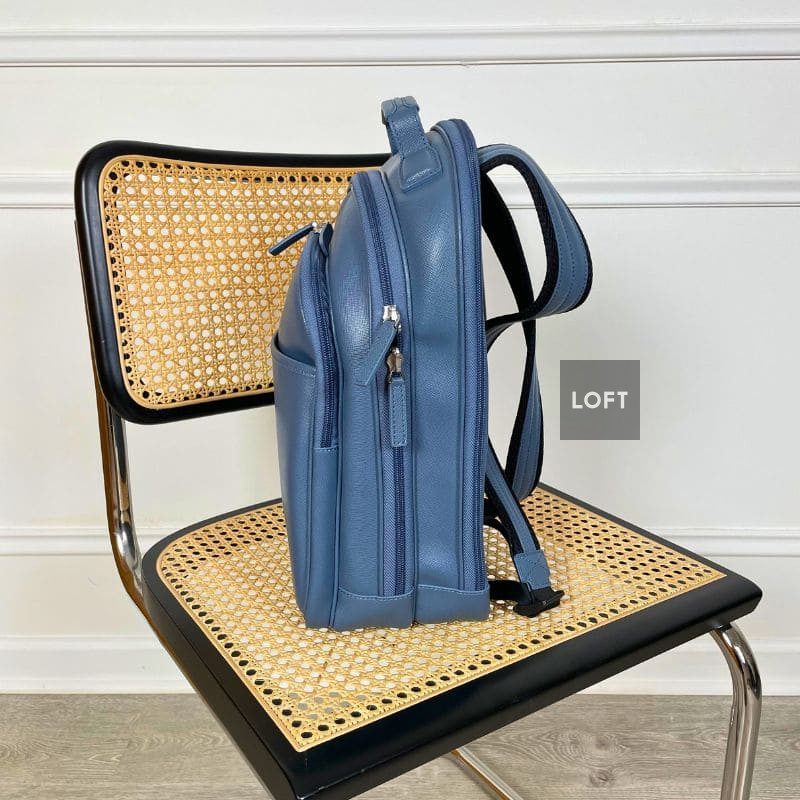 Montblanc Sartorial Small Backpack Denim Blue