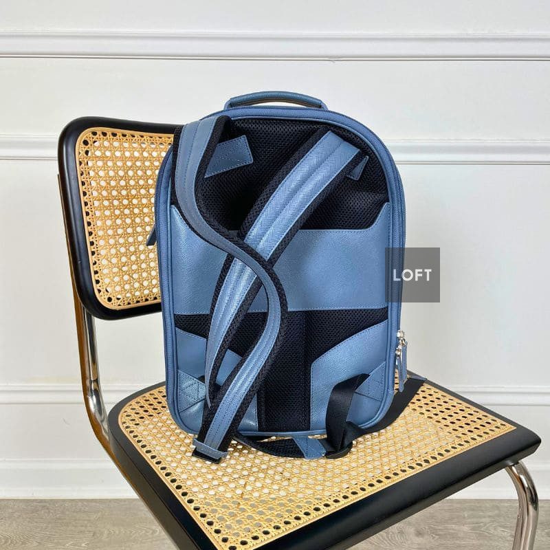 Montblanc Sartorial Small Backpack Denim Blue