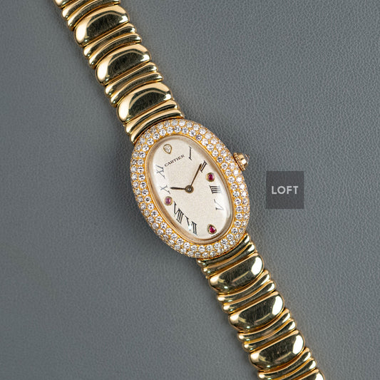 Cartier Baignoire Joaillerie 1950 1 Oro y Diamantes