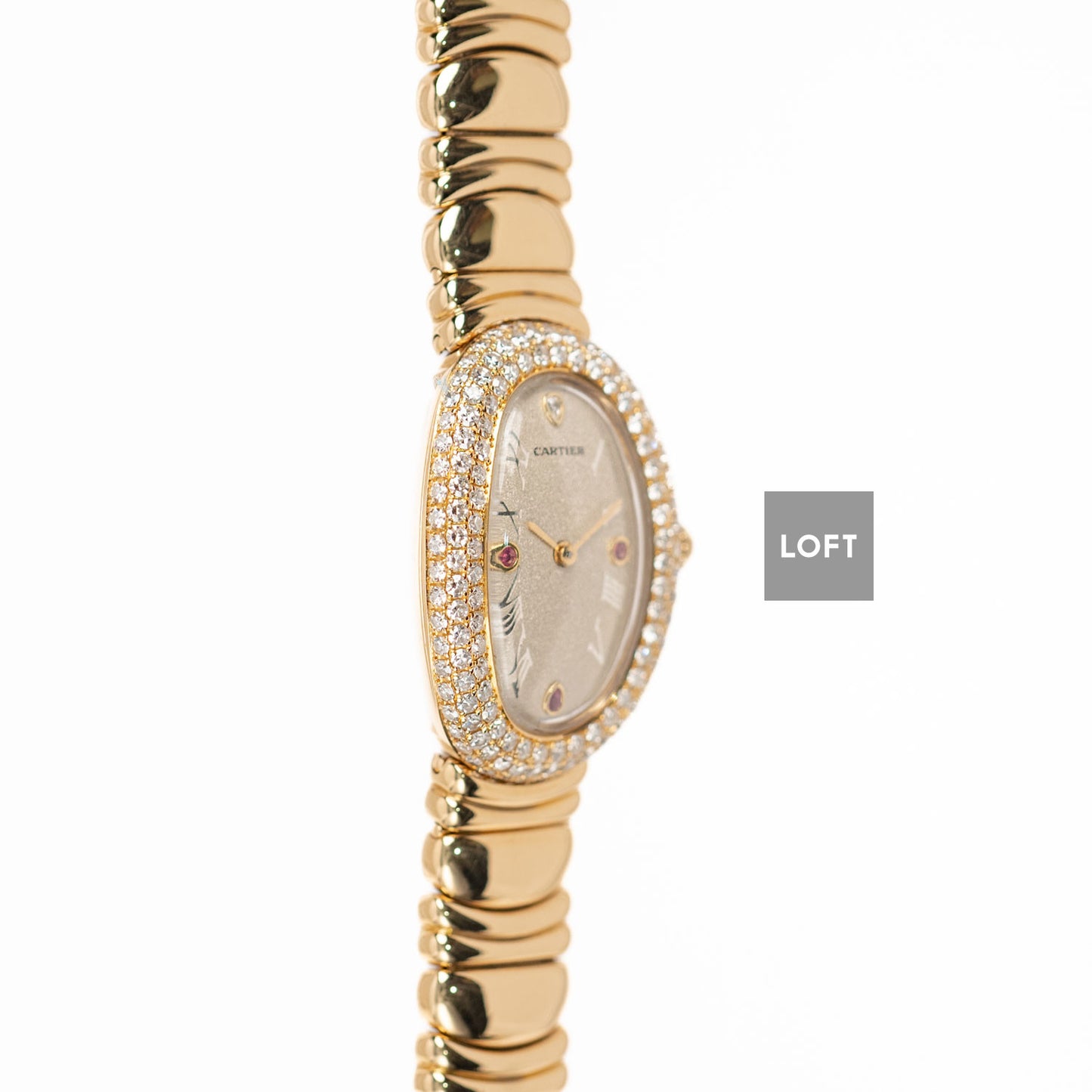 Cartier Baignoire Joaillerie 1950 1 Oro y Diamantes