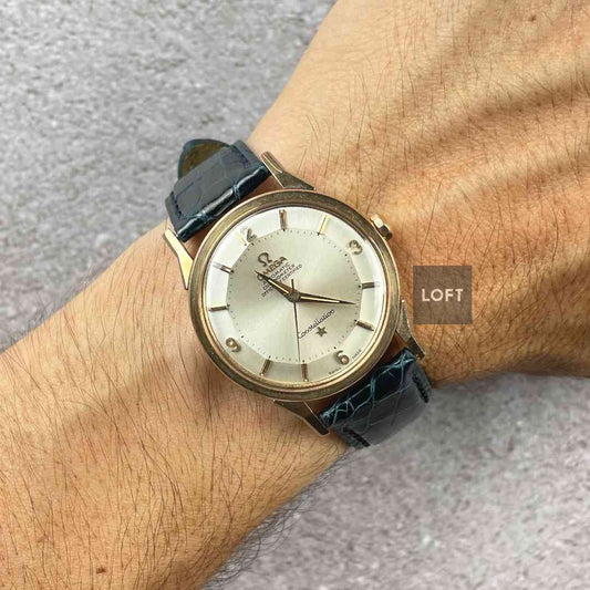 Omega Constellation "Pie-Pan" Acero/Oro 35 mm Vintage
