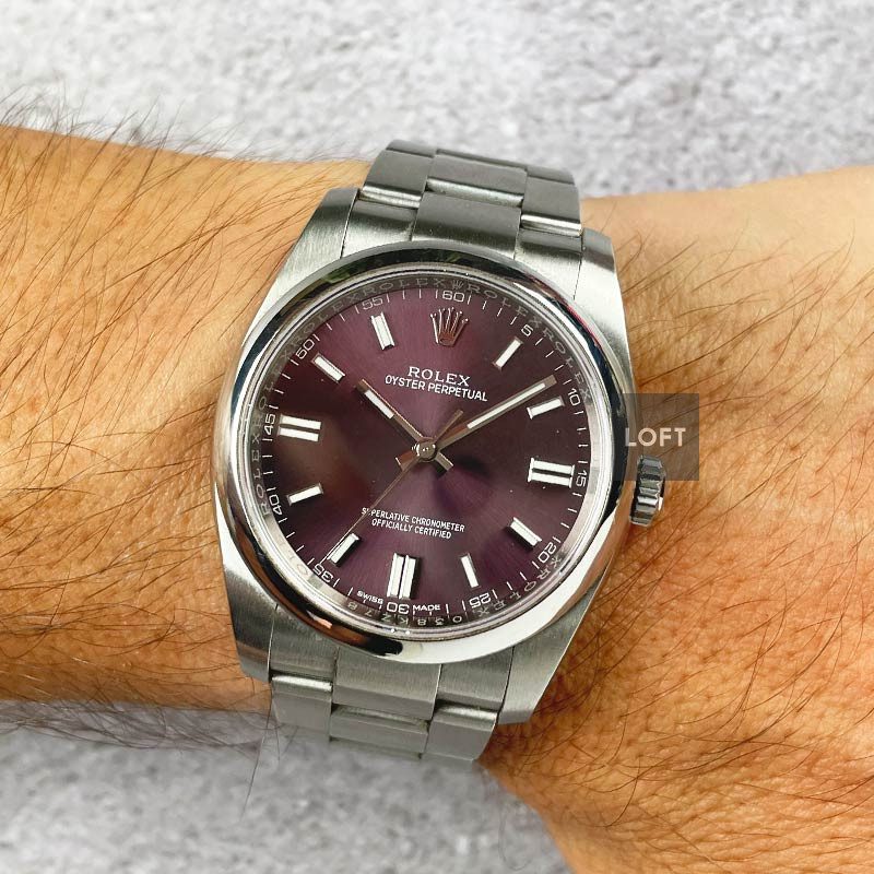 Rolex Oyster Perpetual 36 Red Grape 116000