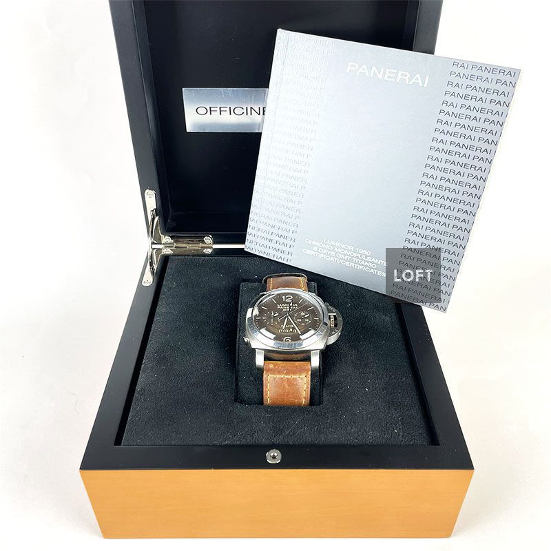Panerai Luminor 1950 Chrono Monopulsante 8 Days GMT Titanium