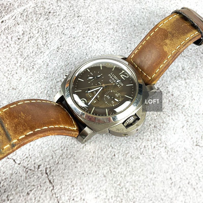 Panerai Luminor 1950 Chrono Monopulsante 8 Days GMT Titanium