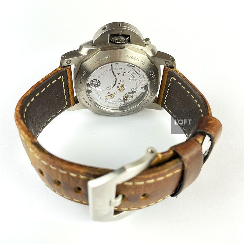 Panerai Luminor 1950 Chrono Monopulsante 8 Days GMT Titanium
