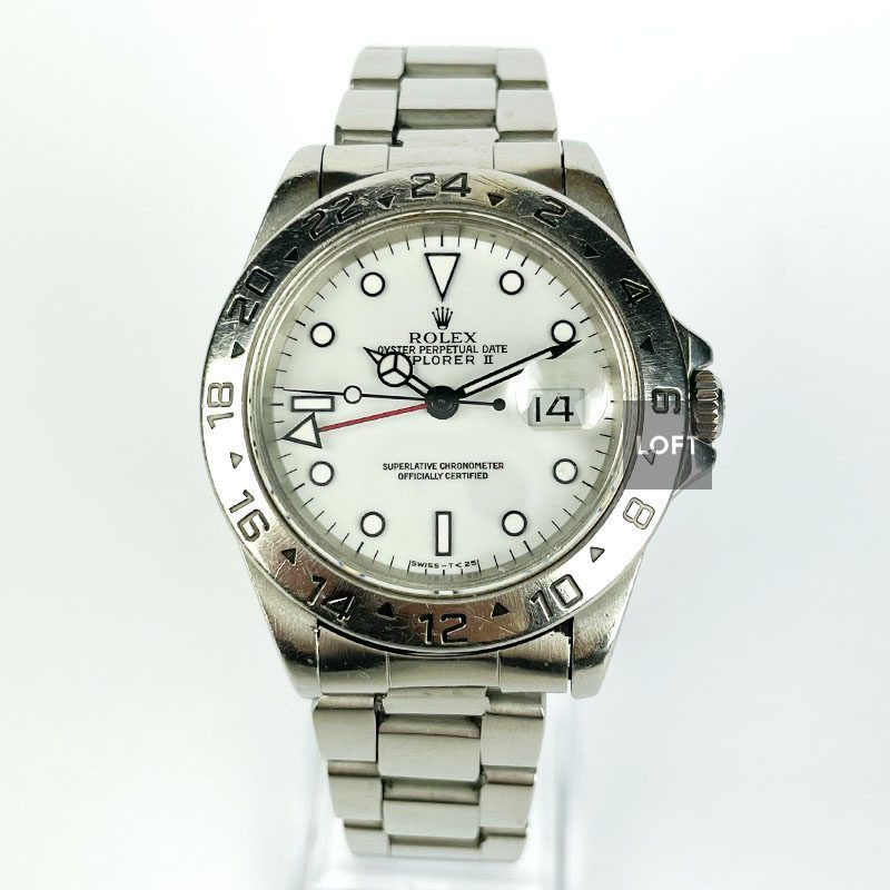 Rolex Explorer II Automatic GMT White Dial 40 mm