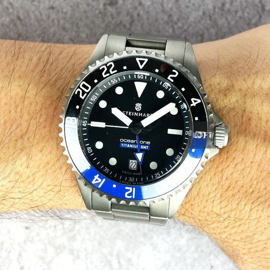 Steinhart Ocean One Titanium 500 GMT Premium Ceramic