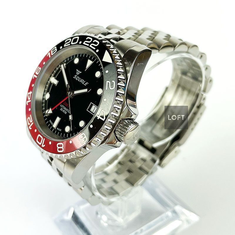Squale 30 Atmos GMT 1545 Coke Ceramic Bezel 40 mm