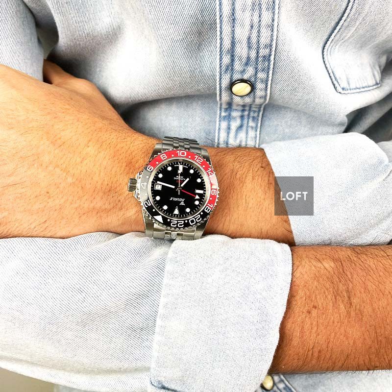 Squale 30 Atmos GMT 1545 Coke Ceramic Bezel 40 mm