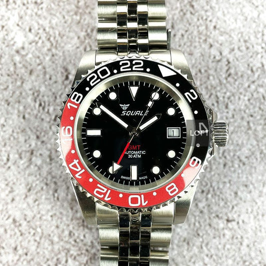 Squale 30 Atmos GMT 1545 Coke Ceramic Bezel 40 mm