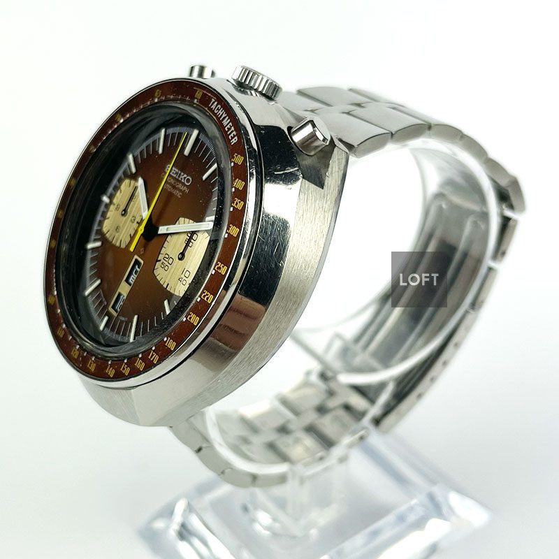 Seiko "Bullhead" Chronograph 6138-0040 Brown 44 mm