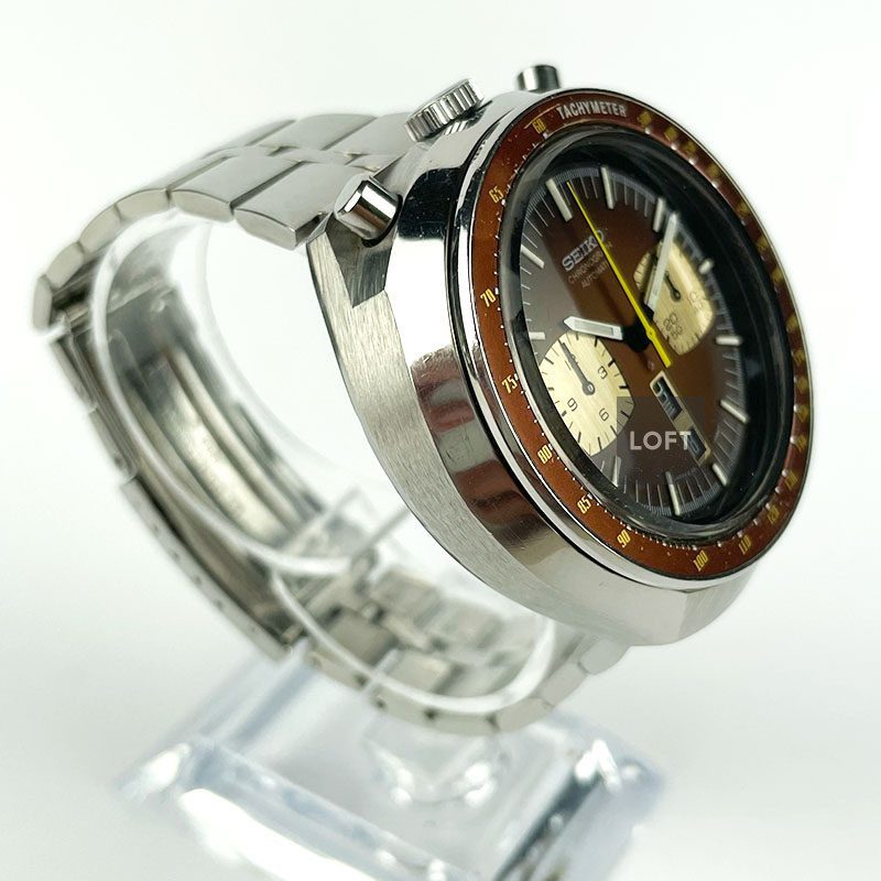 Seiko "Bullhead" Chronograph 6138-0040 Brown 44 mm