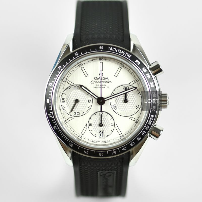 Omega Speedmaster Racing Silver Dial 40 mm