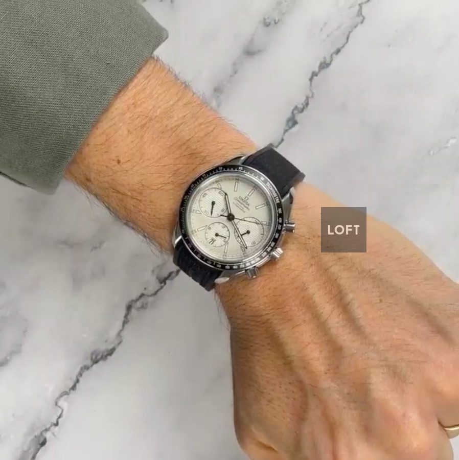 Omega Speedmaster Racing Silver Dial 40 mm