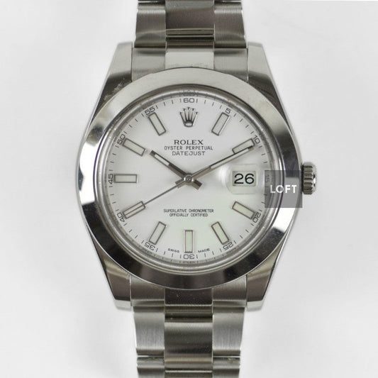 Rolex Datejust II Ref. 116300 White Dial 41 mm