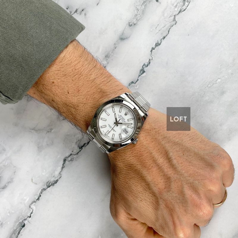 Rolex Datejust II Ref. 116300 White Dial 41 mm