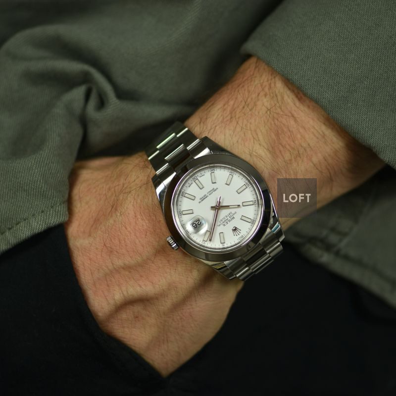 Rolex Datejust II Ref. 116300 White Dial 41 mm