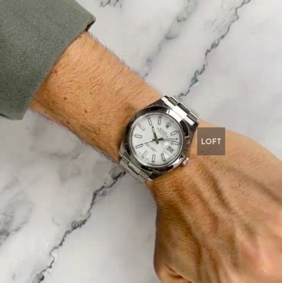 Rolex Datejust II Ref. 116300 White Dial 41 mm