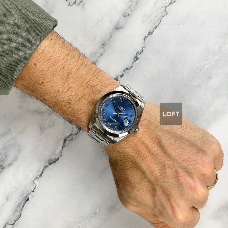 Rolex Datejust II Ref. 116300 Blue Azzurro 41 mm