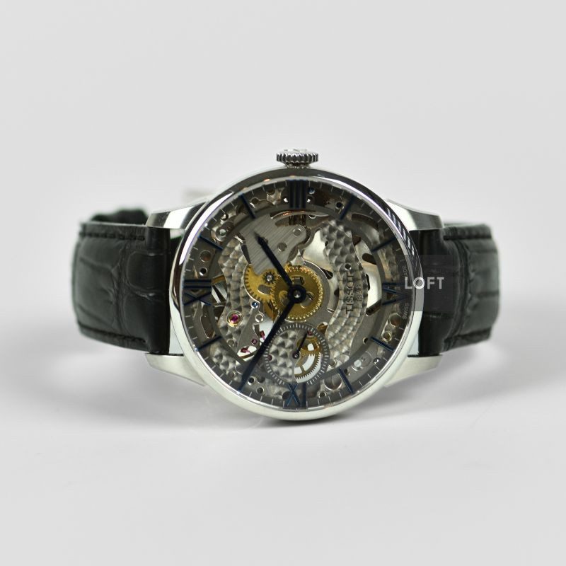 Tissot Chemin des Tourelles Squelette Mechanical 42 mm