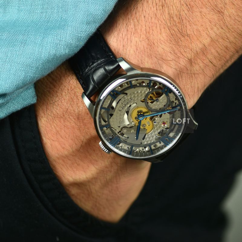 Tissot Chemin des Tourelles Squelette Mechanical 42 mm