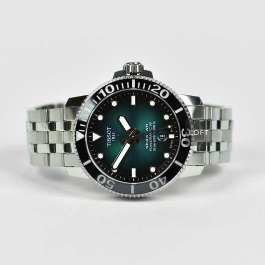 Tissot Seastar 1000 Powermatic 80 Green Dial 43 mm