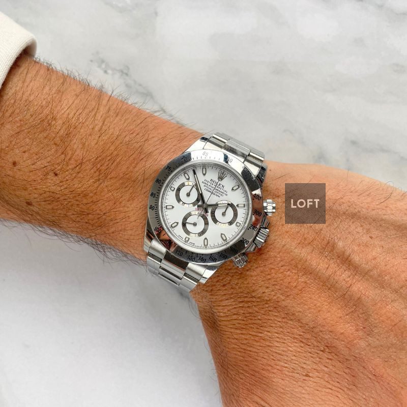Rolex Cosmograph Daytona 116520 White Dial 40 mm