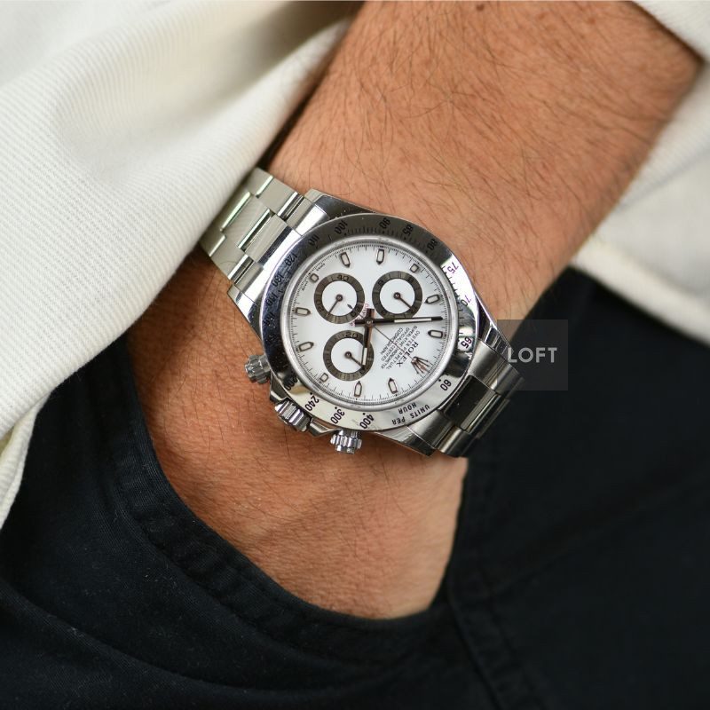 Rolex Cosmograph Daytona 116520 White Dial 40 mm
