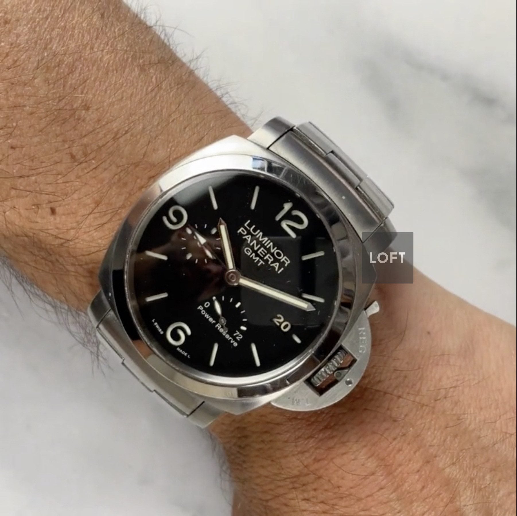 Panerai Luminor 1950 3 Days GMT Power Reserve Acciaio 44 mm