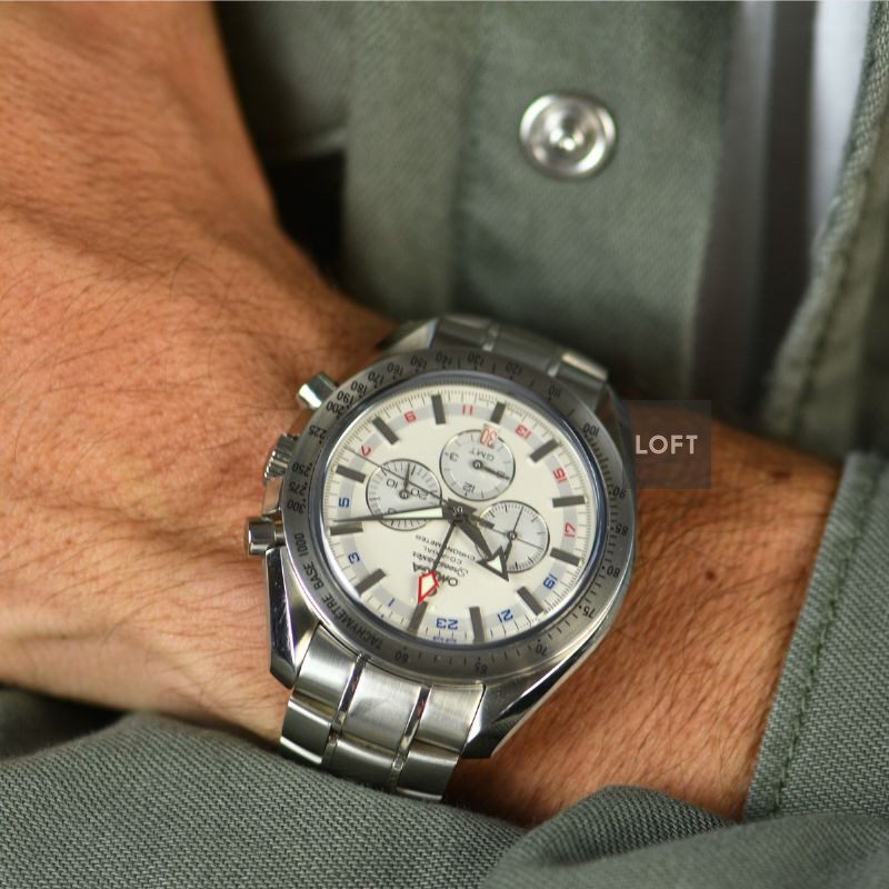 Omega Speedmaster Broad Arrow GMT Chronograph 44,25 mm