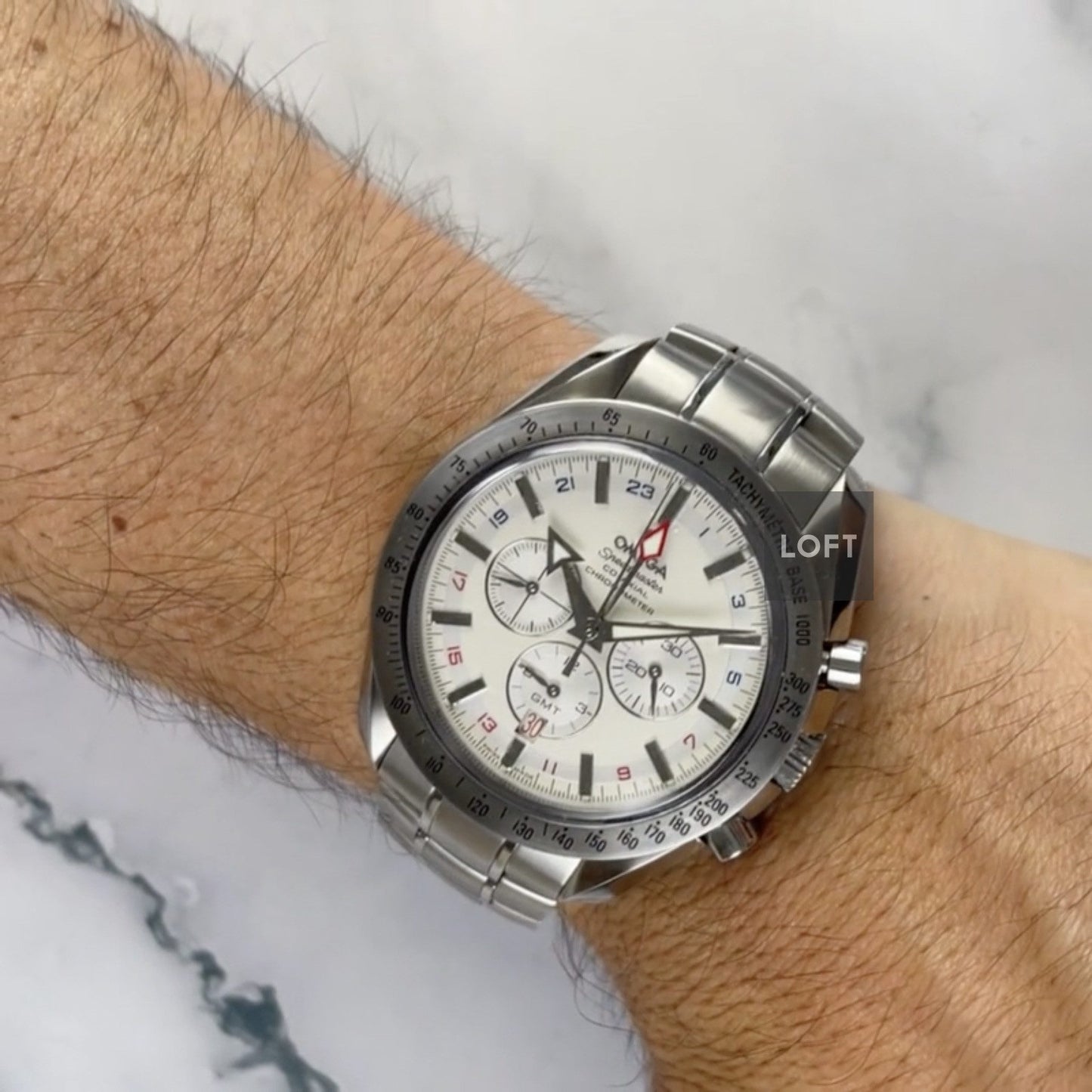 Omega Speedmaster Broad Arrow GMT Chronograph 44,25 mm