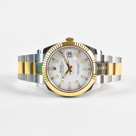 Rolex Datejust 41 Ref. 126333 White Dial / Rolesor / Oyster