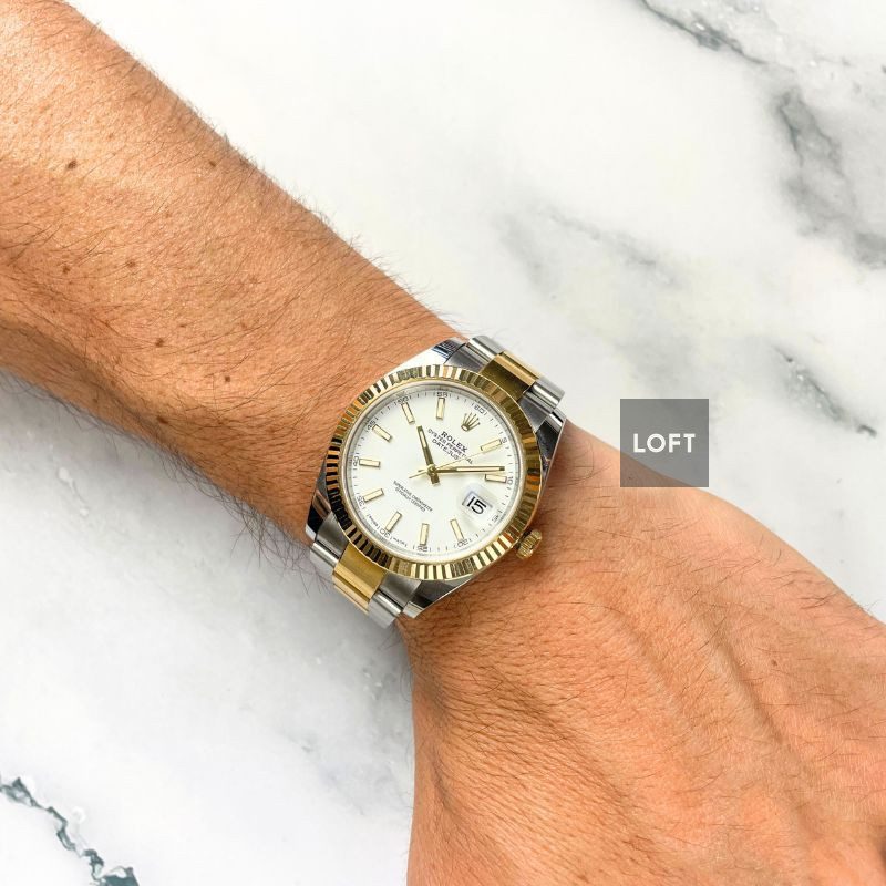 Rolex Datejust 41 Ref. 126333 White Dial / Rolesor / Oyster
