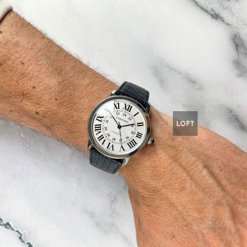 Cartier Ronde Solo XL Automatic Silver Dial 42 mm