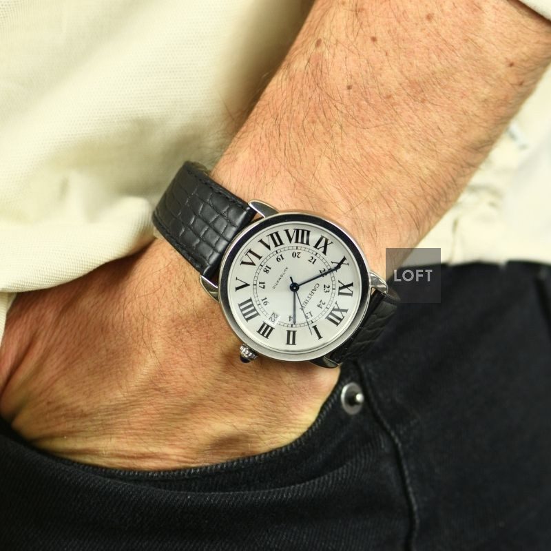 Cartier Ronde Solo XL Automatic Silver Dial 42 mm