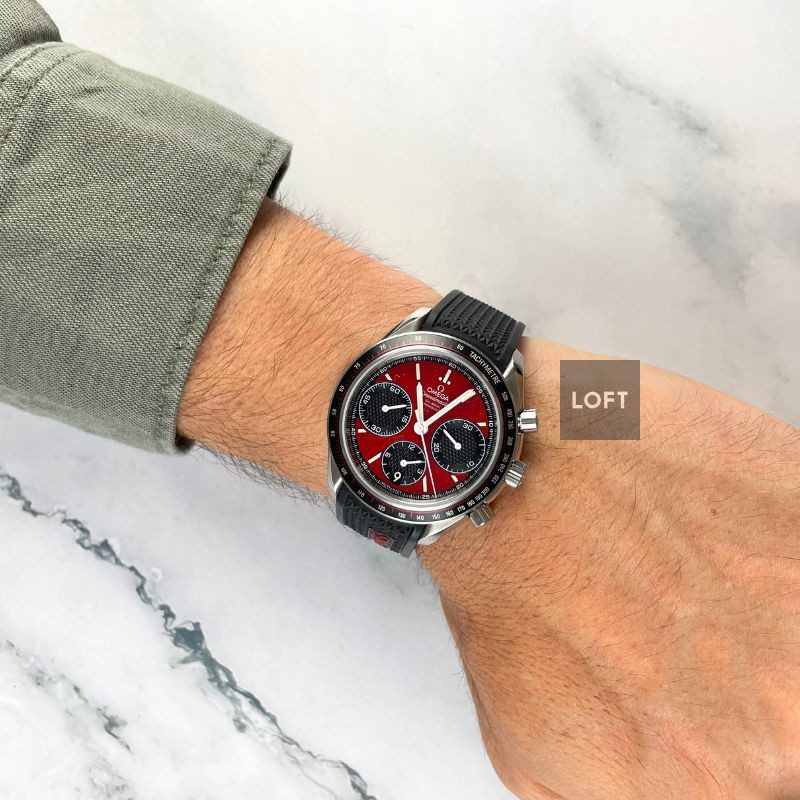 Omega Speedmaster Racing Chronograph Red Dial 40 mm